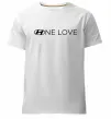 Чоловіча преміум футболка Hyundai one love Білий фото
