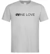 Чоловіча футболка Hyundai one love Сірий фото