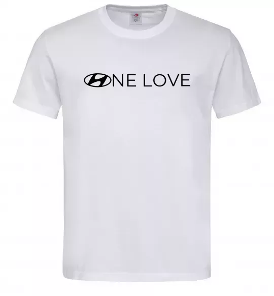 Чоловіча футболка Hyundai one love Білий фото