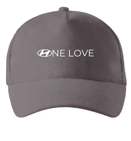 Кепка Hyundai one love Серый фото