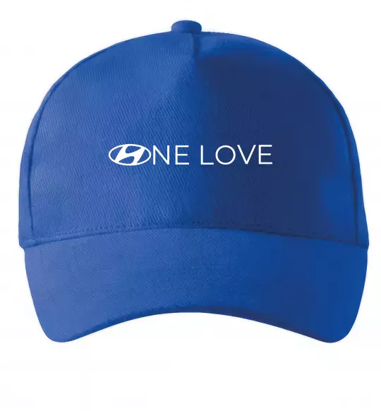 Кепка Hyundai one love Яскраво-синій фото