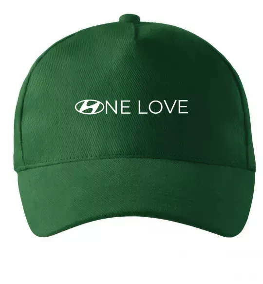 Кепка Hyundai one love Темно-зелений фото