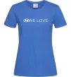 Жіноча футболка Hyundai one love Яскраво-синій фото