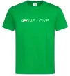 Чоловіча футболка Hyundai one love Зелений фото