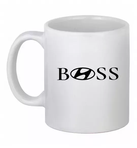 Чашка керамічна Hyundai Boss Білий фото