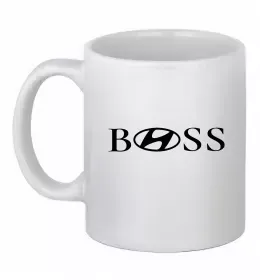 Чашка керамическая Hyundai logo Белый фото