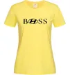 Женская футболка Hyundai Boss Лимонный фото
