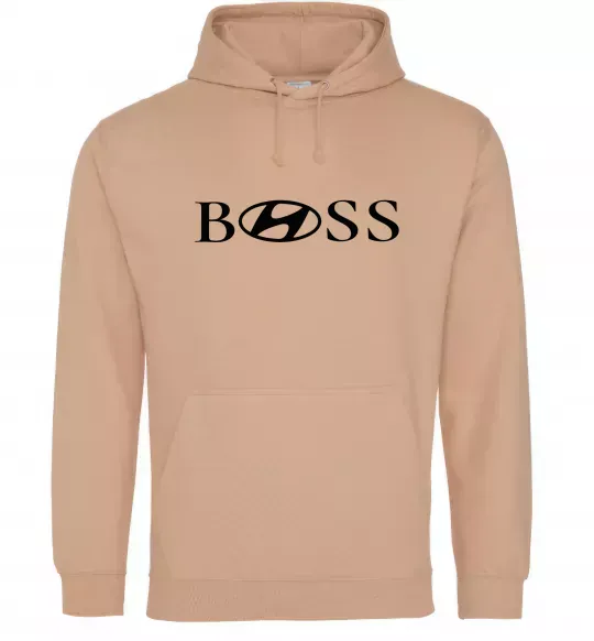 Чоловіча толстовка (худі) Hyundai Boss Пісочний фото