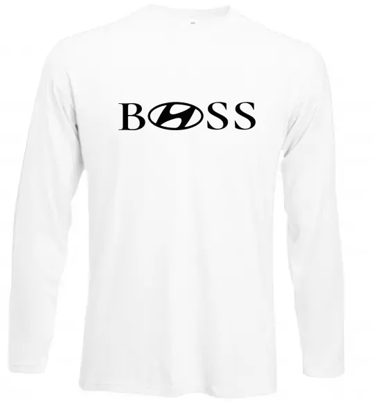 Лонгслів Hyundai Boss Білий фото