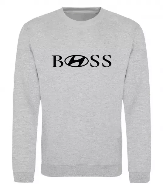 Світшот Hyundai Boss Сірий меланж фото