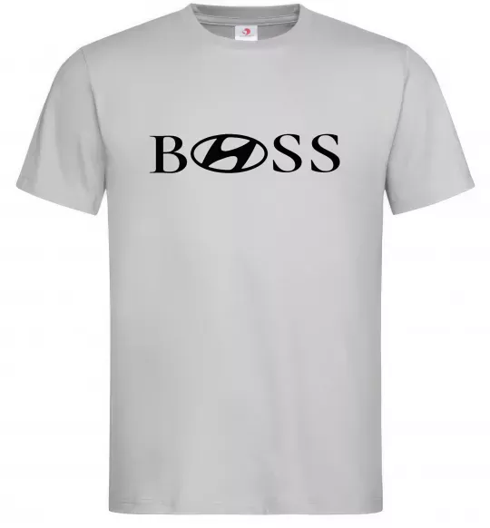 Чоловіча футболка Hyundai Boss Сірий фото