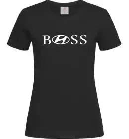 Жіноча футболка Hyundai Boss Чорний фото