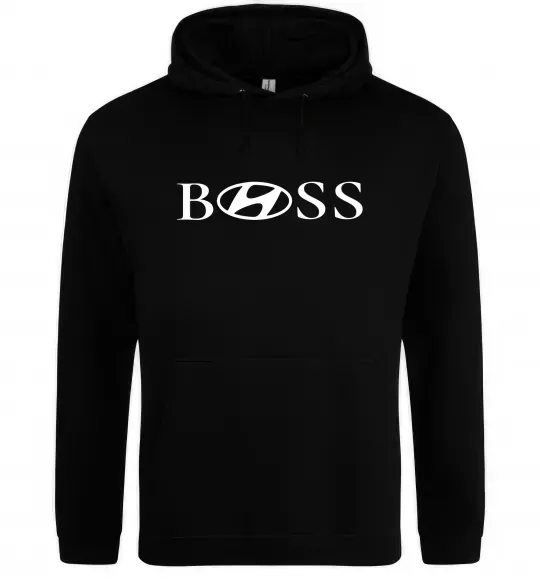 Женская толстовка (худи) Hyundai Boss Черный фото