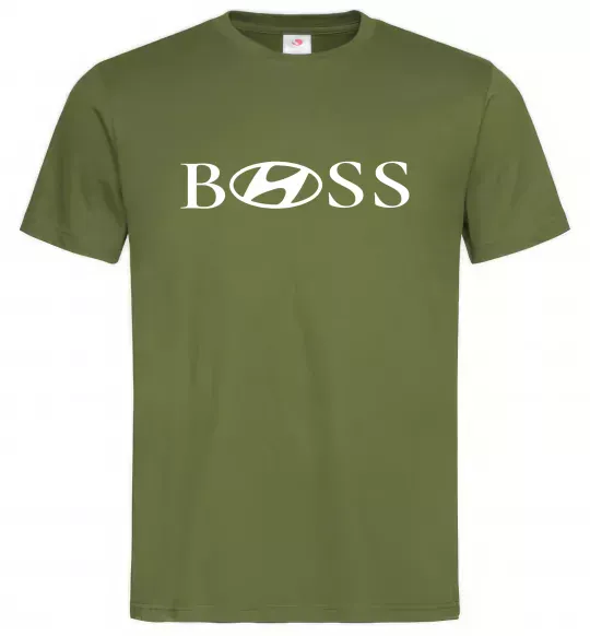 Чоловіча футболка Hyundai Boss Оливковий фото