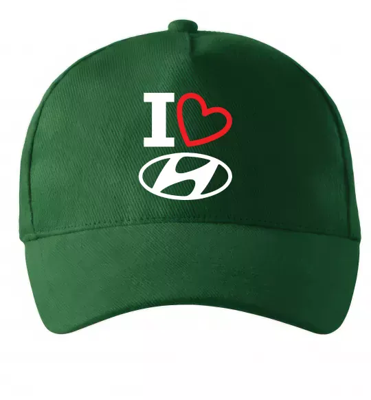 Кепка Hyundai heart Темно-зеленый фото