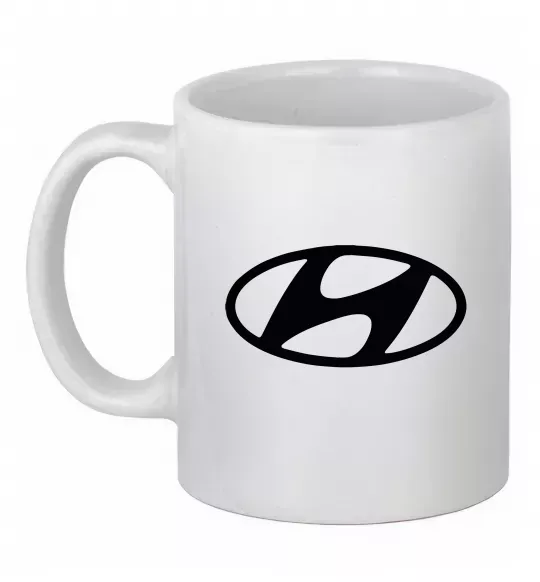 Чашка керамічна Hyundai logo Білий фото