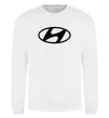 Світшот Hyundai logo Білий фото