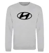 Світшот Hyundai logo Сірий меланж фото