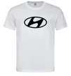 Чоловіча футболка Hyundai logo Білий фото