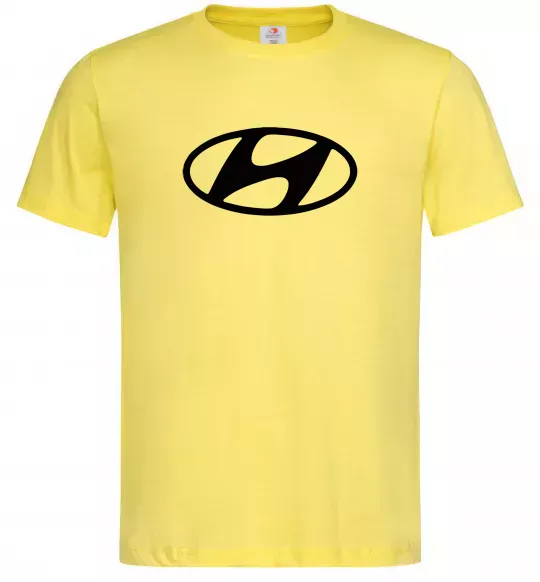 Чоловіча футболка Hyundai logo Лимонний фото