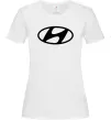 Женская футболка Hyundai logo Белый фото