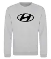 Світшот Hyundai logo Сірий меланж фото