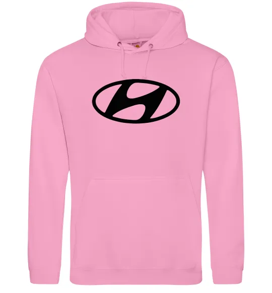 Чоловіча толстовка (худі) Hyundai logo Рожевий фото
