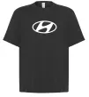 Футболка Оверсайз Hyundai logo Чорний фото