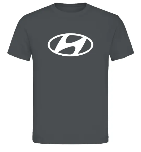 Чоловіча футболка Hyundai logo Графіт фото