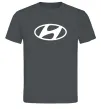 Чоловіча футболка Hyundai logo Графіт фото