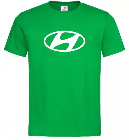 Чоловіча футболка Hyundai logo Зелений фото