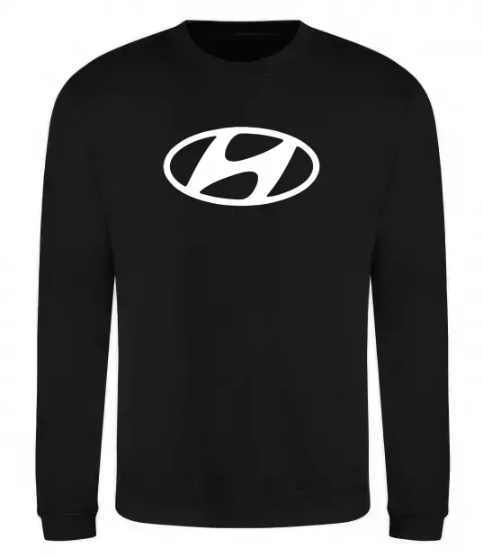 Світшот Hyundai logo Чорний фото