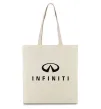 Эко-сумка Infiniti logo та назва Бежевый Эко-сумка Infiniti logo та назва Бежевый фото