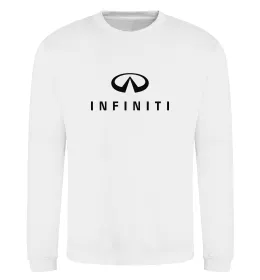 Свитшот Infiniti logo та назва Белый фото
