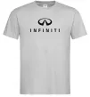 Мужская футболка Infiniti logo та назва Серый Мужская футболка Infiniti logo та назва Серый фото