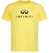 Мужская футболка Infiniti logo та назва Лимонный Мужская футболка Infiniti logo та назва Лимонный фото
