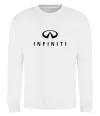 Свитшот Infiniti logo та назва Белый фото