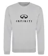 Свитшот Infiniti logo та назва Серый меланж фото