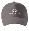 Кепка Infiniti logo та назва Серый фото