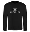 Світшот Infiniti logo та назва Чорний фото