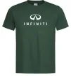 Мужская футболка Infiniti logo та назва Темно-зеленый Мужская футболка Infiniti logo та назва Темно-зеленый фото
