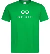 Мужская футболка Infiniti logo та назва Зеленый Мужская футболка Infiniti logo та назва Зеленый фото