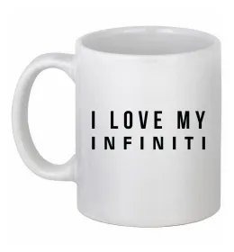 Чашка керамическая Drive Infiniti Белый фото