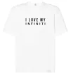 Футболка Оверсайз I love my Infiniti Белый фото