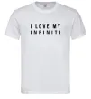 Чоловіча футболка I love my Infiniti Білий фото