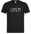 Чоловіча футболка I love my Infiniti Чорний фото