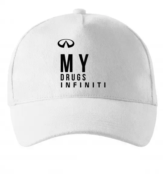 Кепка Infiniti my drug Білий фото