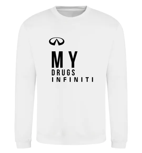 Свитшот Infiniti my drug Белый фото