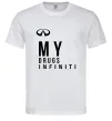 Мужская футболка Infiniti my drug Белый Мужская футболка Infiniti my drug Белый фото