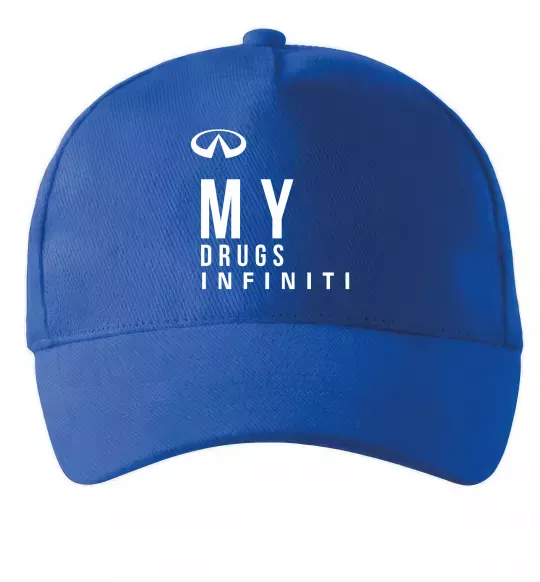 Кепка Infiniti my drug Яскраво-синій фото